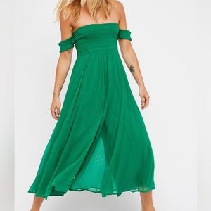 Emerald Green Free People Jump Suit
